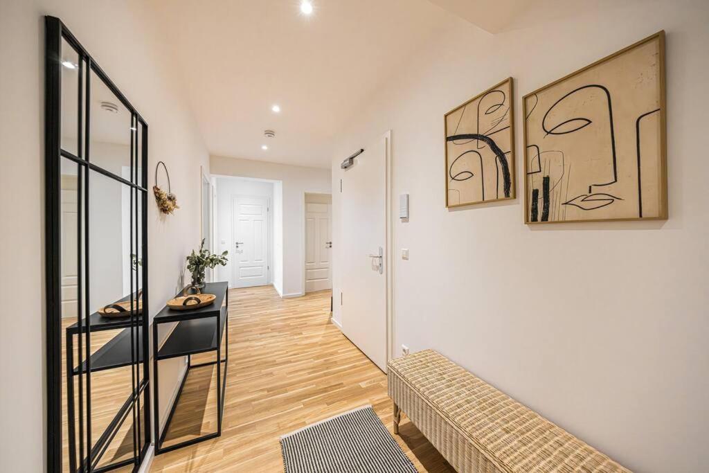 Stylisches Zentrales City-Apartment Mit 2 Balkonen 라이프치히 외부 사진