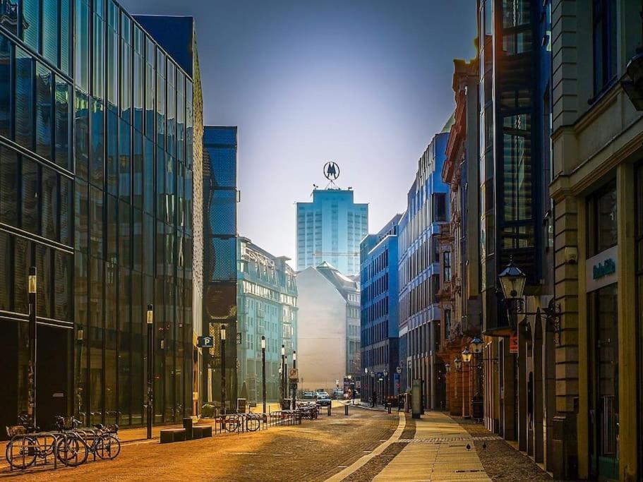 Stylisches Zentrales City-Apartment Mit 2 Balkonen 라이프치히 외부 사진